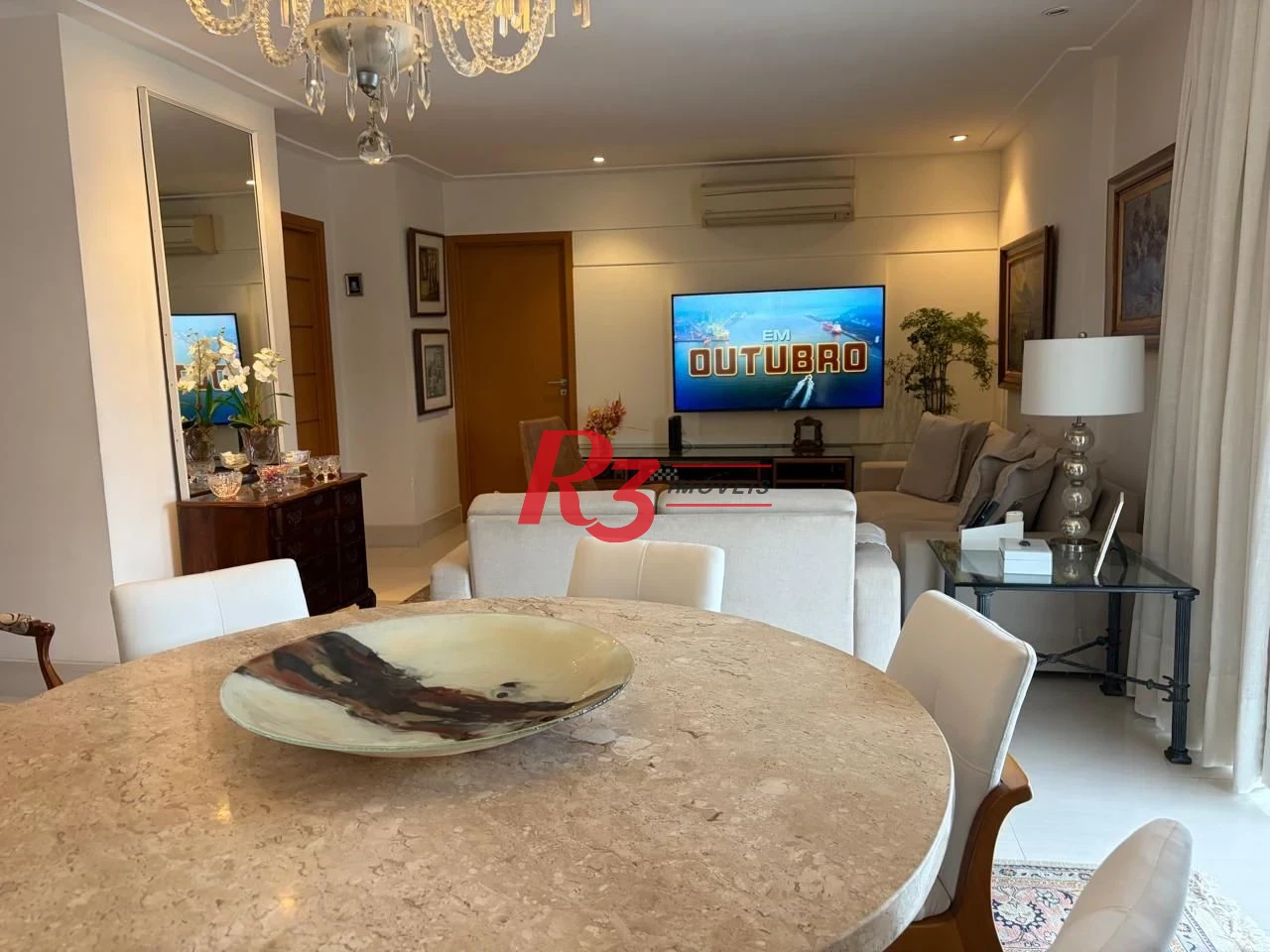 Apartamento com 4 dormitórios à venda, 221 m² por R$ 3.800.000,00 - Gonzaga - Santos/SP