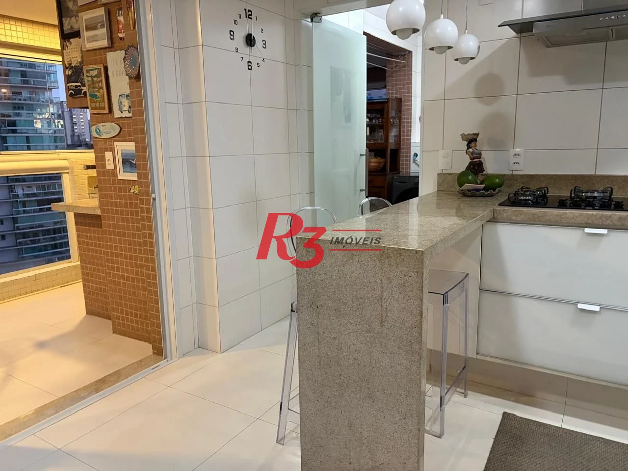 Apartamento com 4 dormitórios à venda, 221 m² por R$ 3.800.000,00 - Gonzaga - Santos/SP