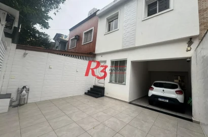 Casa com 3 dormitórios à venda, 190 m² por R$ 2.300.000,00 - Gonzaga - Santos/SP