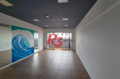 Sala, 46 m² - venda por R$ 370.000,00 ou aluguel por R$ 3.300,00/mês - Encruzilhada - Santos/SP