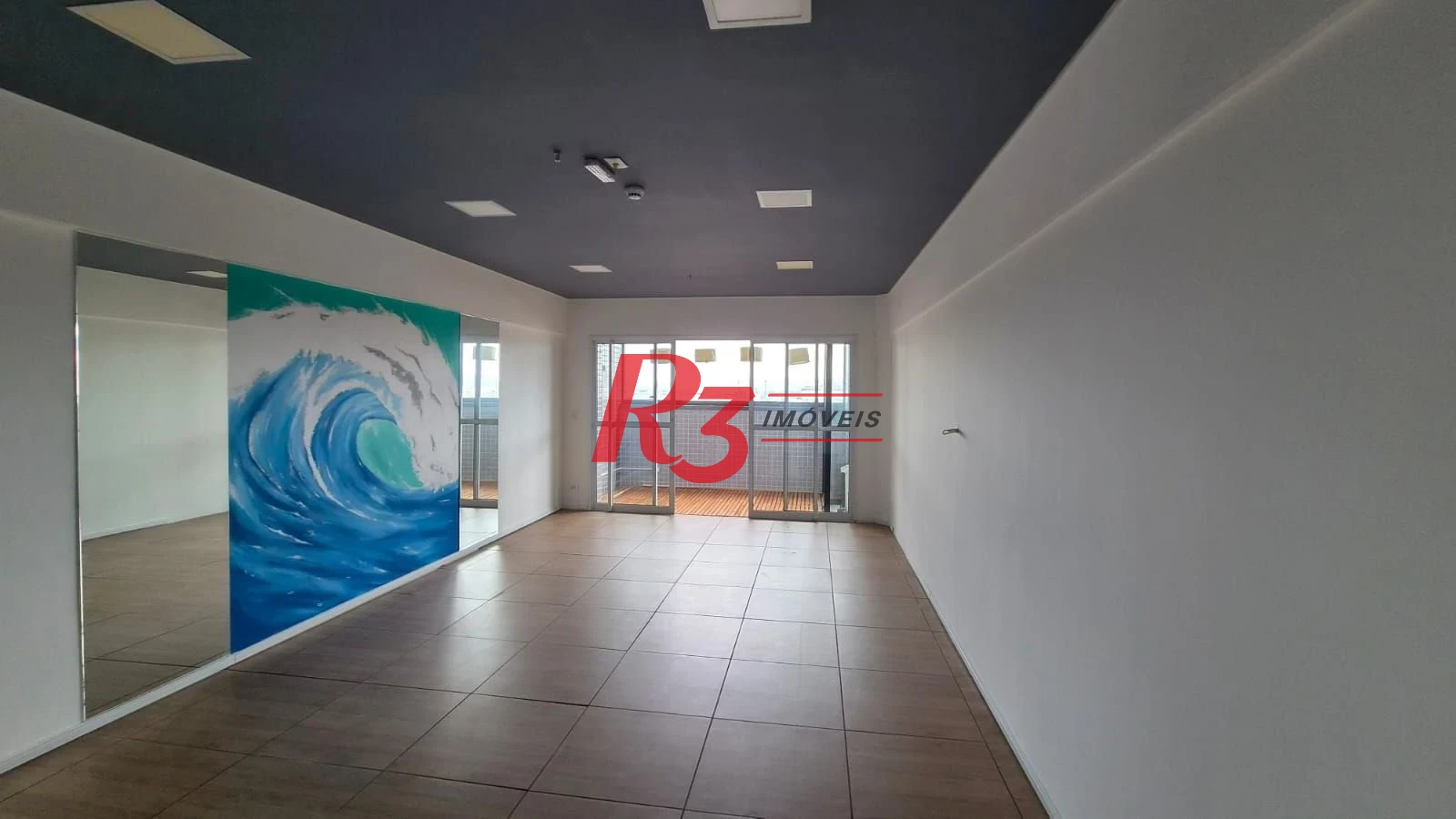 Sala, 46 m² - venda por R$ 370.000,00 ou aluguel por R$ 3.300,00/mês - Encruzilhada - Santos/SP