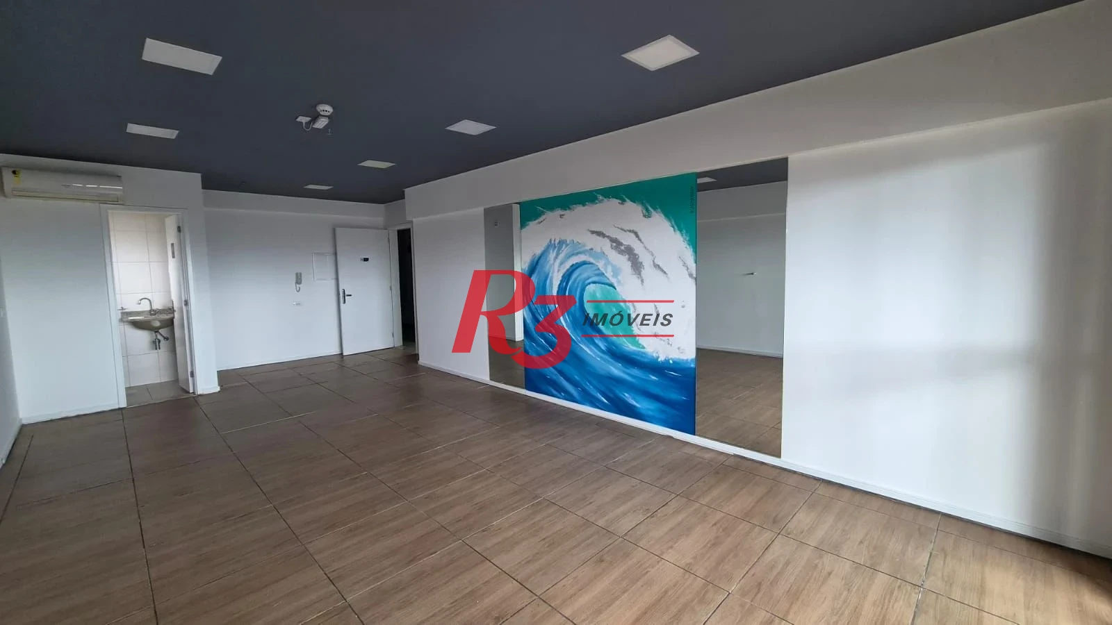 Sala, 46 m² - venda por R$ 370.000,00 ou aluguel por R$ 3.300,00/mês - Encruzilhada - Santos/SP