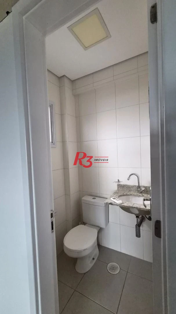Sala, 46 m² - venda por R$ 370.000,00 ou aluguel por R$ 3.300,00/mês - Encruzilhada - Santos/SP