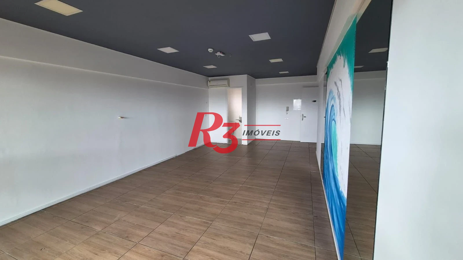 Sala, 46 m² - venda por R$ 370.000,00 ou aluguel por R$ 3.300,00/mês - Encruzilhada - Santos/SP