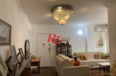 Apartamento com 2 dormitórios à venda, 105 m² por R$ 850.000,00 - Boqueirão - Santos/SP