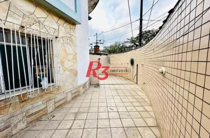 Casa com 3 dormitórios para alugar, 160 m² por R$ 7.000,00/mês - Embaré - Santos/SP