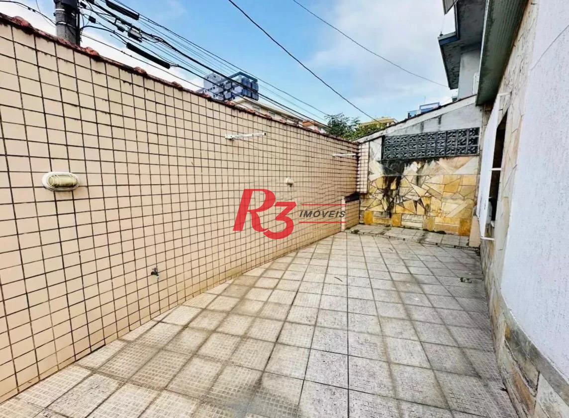 Casa com 3 dormitórios para alugar, 160 m² por R$ 7.000,00/mês - Embaré - Santos/SP
