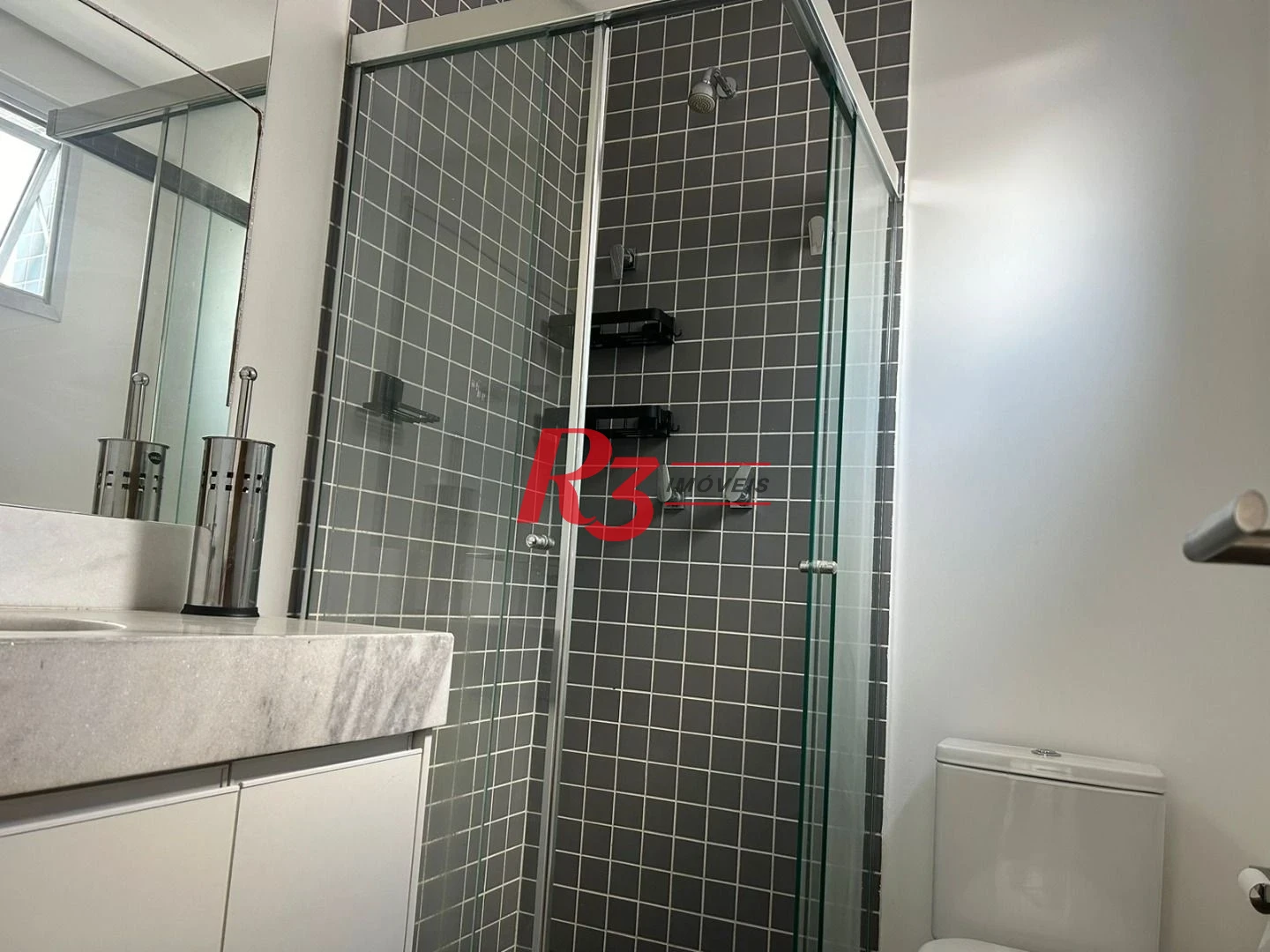 Apartamento com 1 dormitório para alugar, 53 m² por R$ 5.100,02/mês - Boqueirão - Santos/SP