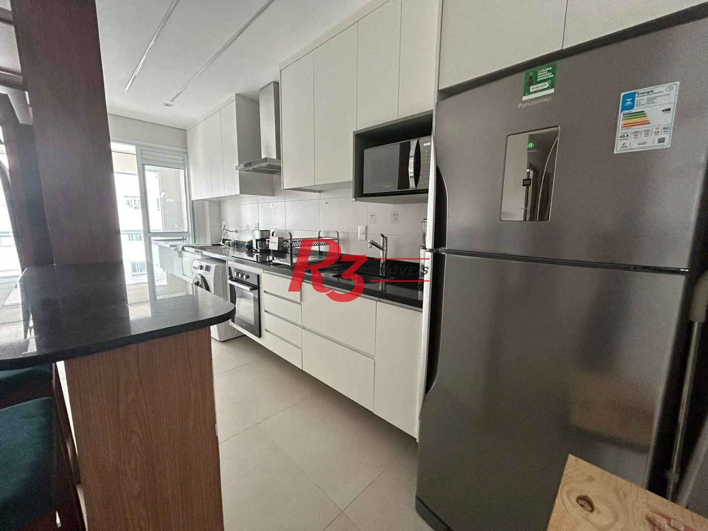 Apartamento com 1 dormitório para alugar, 53 m² por R$ 5.100,02/mês - Boqueirão - Santos/SP