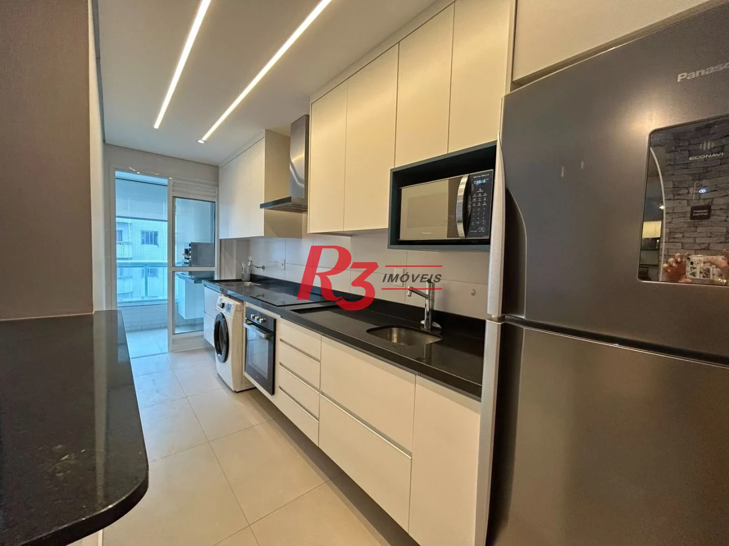 Apartamento com 1 dormitório para alugar, 53 m² por R$ 5.100,02/mês - Boqueirão - Santos/SP