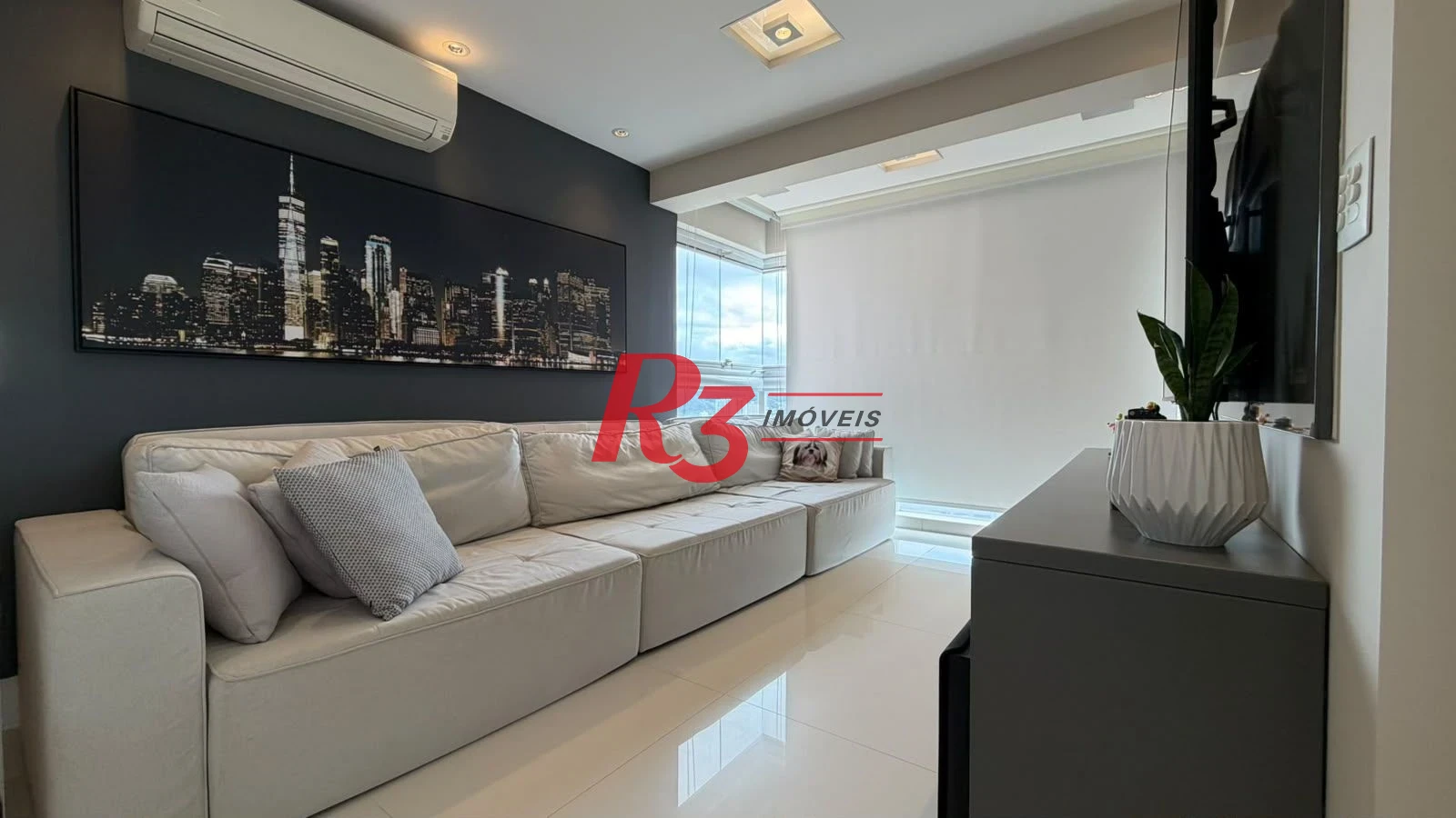 Apartamento com 3 dormitórios à venda, 228 m² por R$ 3.800.000,00 - Gonzaga - Santos/SP