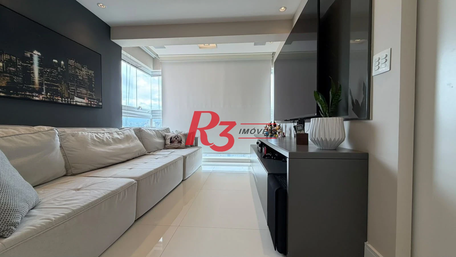 Apartamento com 3 dormitórios à venda, 228 m² por R$ 3.800.000,00 - Gonzaga - Santos/SP