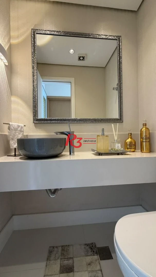 Apartamento com 3 dormitórios à venda, 228 m² por R$ 3.800.000,00 - Gonzaga - Santos/SP