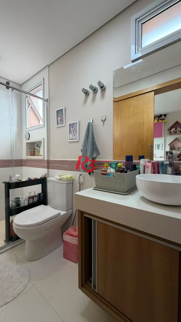Apartamento com 3 dormitórios à venda, 228 m² por R$ 3.800.000,00 - Gonzaga - Santos/SP
