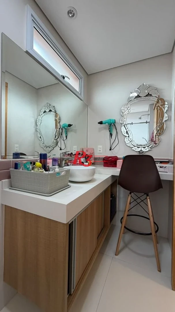 Apartamento com 3 dormitórios à venda, 228 m² por R$ 3.800.000,00 - Gonzaga - Santos/SP