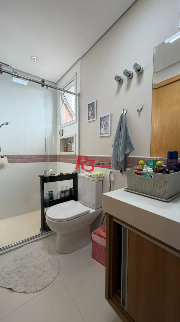 Apartamento com 3 dormitórios à venda, 228 m² por R$ 3.800.000,00 - Gonzaga - Santos/SP