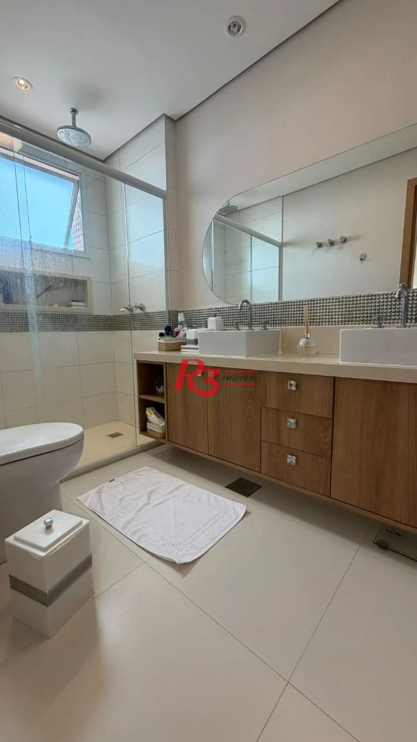 Apartamento com 3 dormitórios à venda, 228 m² por R$ 3.800.000,00 - Gonzaga - Santos/SP
