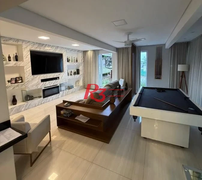 Casa com 4 dormitórios para alugar, 350 m² por R$ 9.800,00/mês - Embaré - Santos/SP