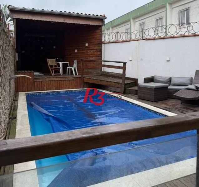 Casa com 4 dormitórios para alugar, 350 m² por R$ 9.800,00/mês - Embaré - Santos/SP