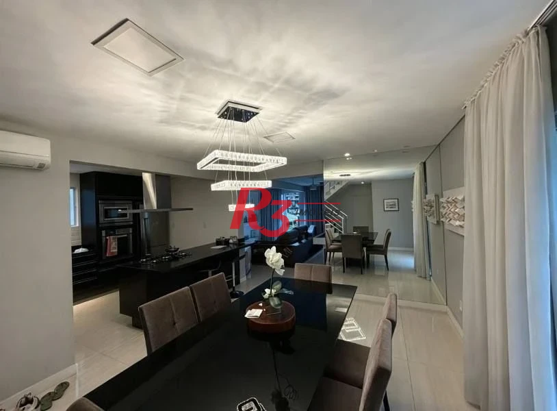 Casa com 4 dormitórios para alugar, 350 m² por R$ 9.800,00/mês - Embaré - Santos/SP