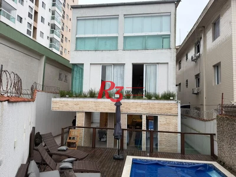 Casa com 4 dormitórios para alugar, 350 m² por R$ 9.800,00/mês - Embaré - Santos/SP