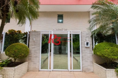 Apartamento com 1 dormitório, 59 m² - venda por R$ 690.000,00 ou aluguel por R$ 3.500,00/mês - Aparecida - Santos/SP