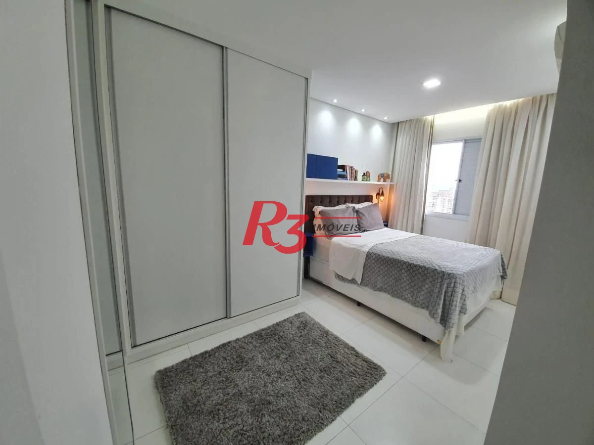 Apartamento com 2 dormitórios à venda, 64 m² por R$ 725.000,00 - Marapé - Santos/SP