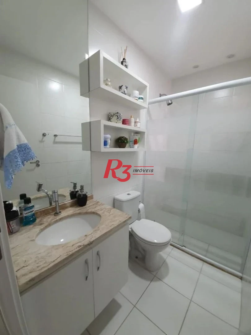 Apartamento com 2 dormitórios à venda, 64 m² por R$ 725.000,00 - Marapé - Santos/SP