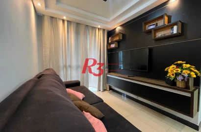 Apartamento com 2 dormitórios à venda, 58 m² por R$ 340.000,00 - Morro Nova Cintra - Santos/SP