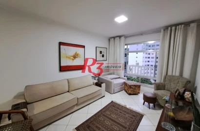 Apartamento com 2 dormitórios à venda, 115 m² por R$ 885.000,00 - Boqueirão - Santos/SP