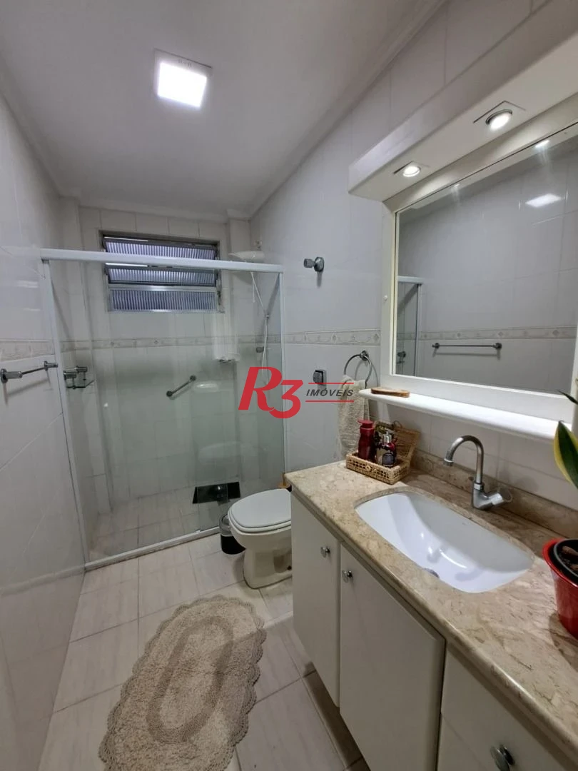 Apartamento com 2 dormitórios à venda, 115 m² por R$ 885.000,00 - Boqueirão - Santos/SP
