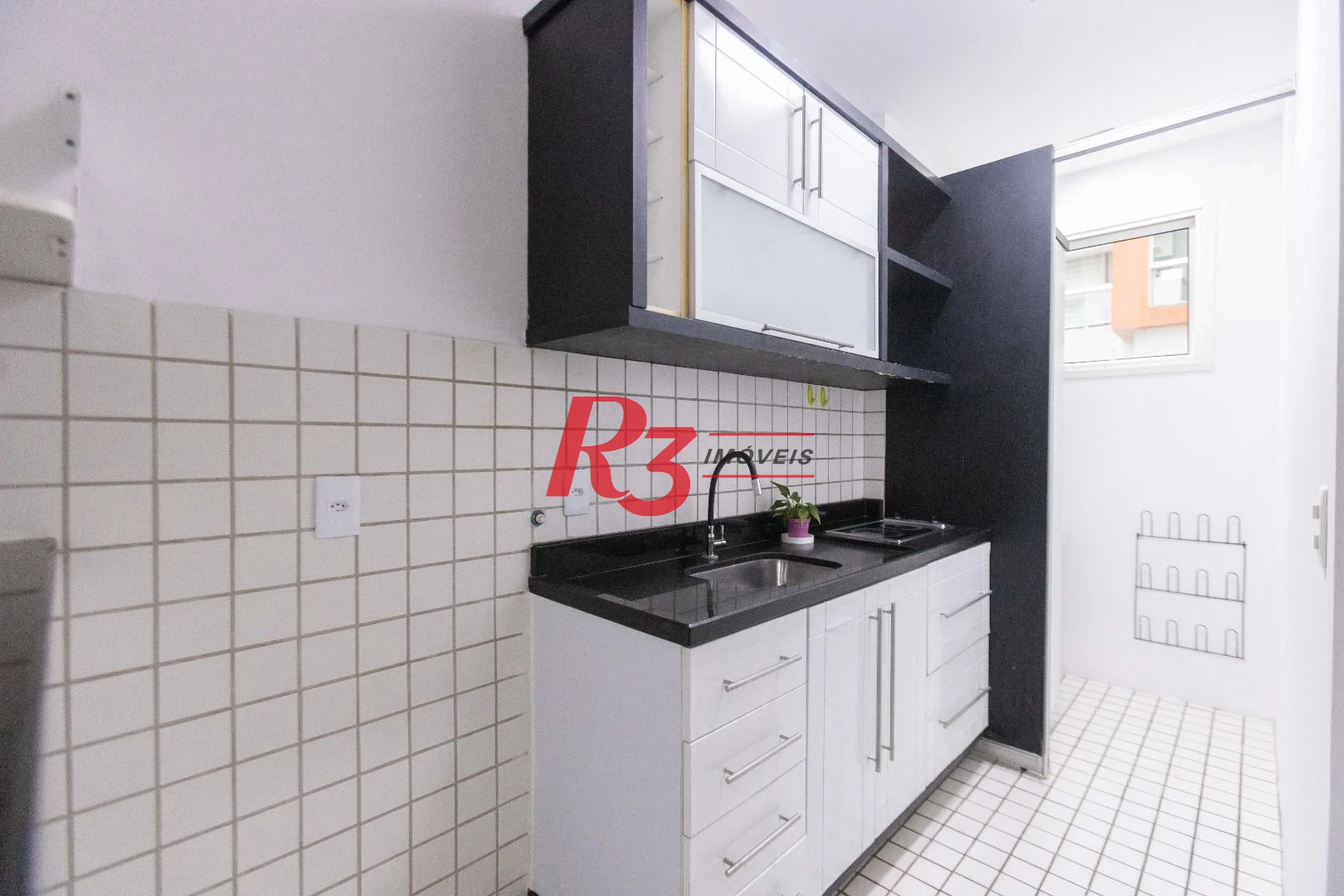 Apartamento com 1 dormitório para alugar, 60 m² por R$ 5.200,00/mês - Gonzaga - Santos/SP