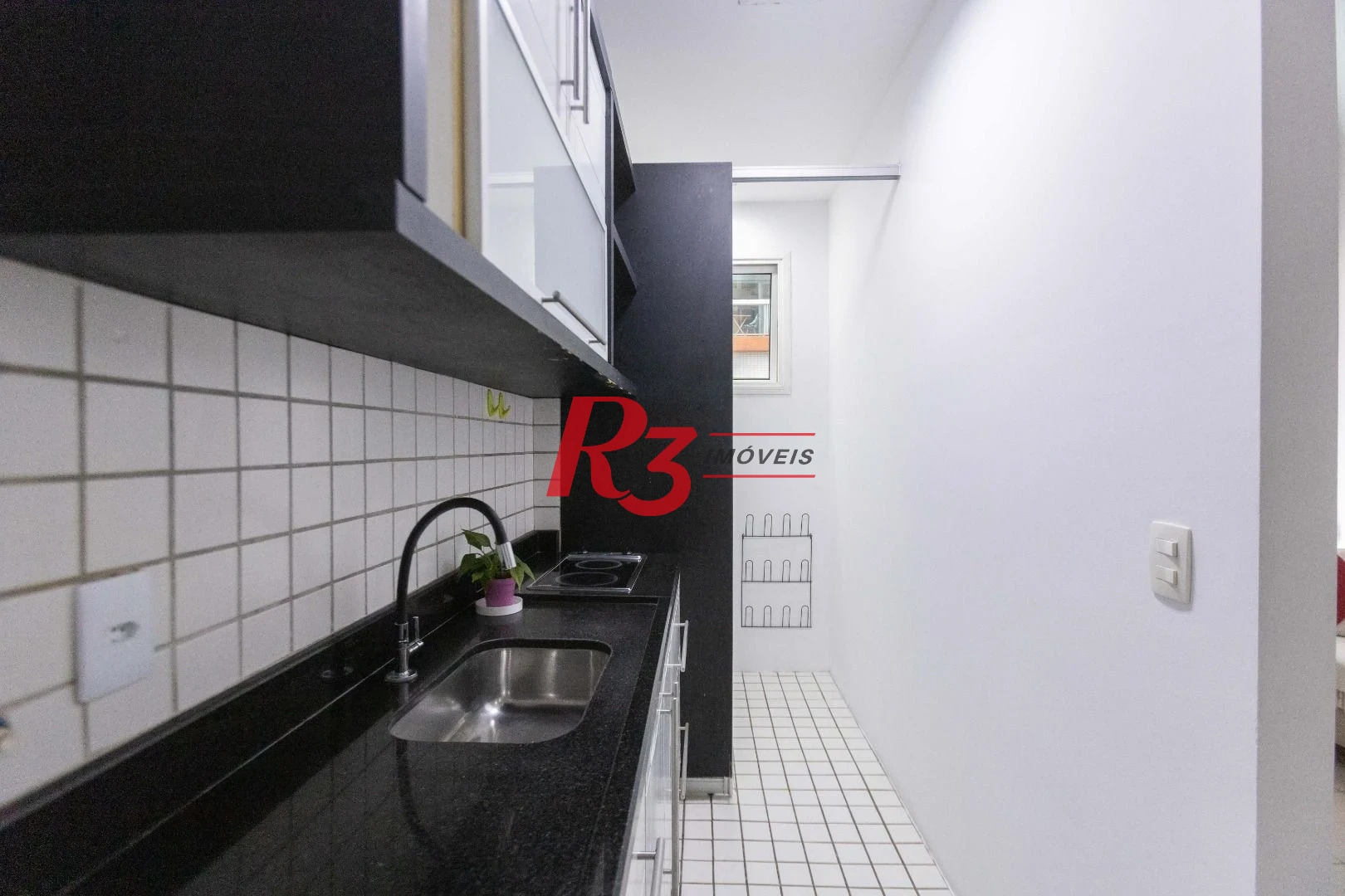 Apartamento com 1 dormitório para alugar, 60 m² por R$ 5.200,00/mês - Gonzaga - Santos/SP