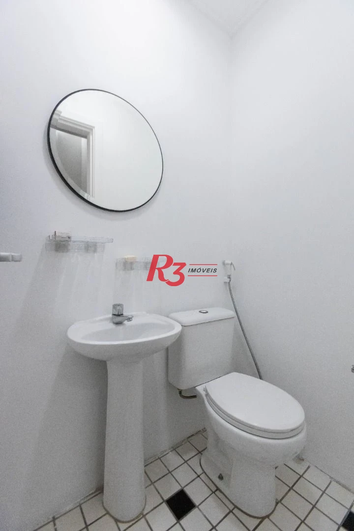 Apartamento com 1 dormitório para alugar, 60 m² por R$ 5.200,00/mês - Gonzaga - Santos/SP