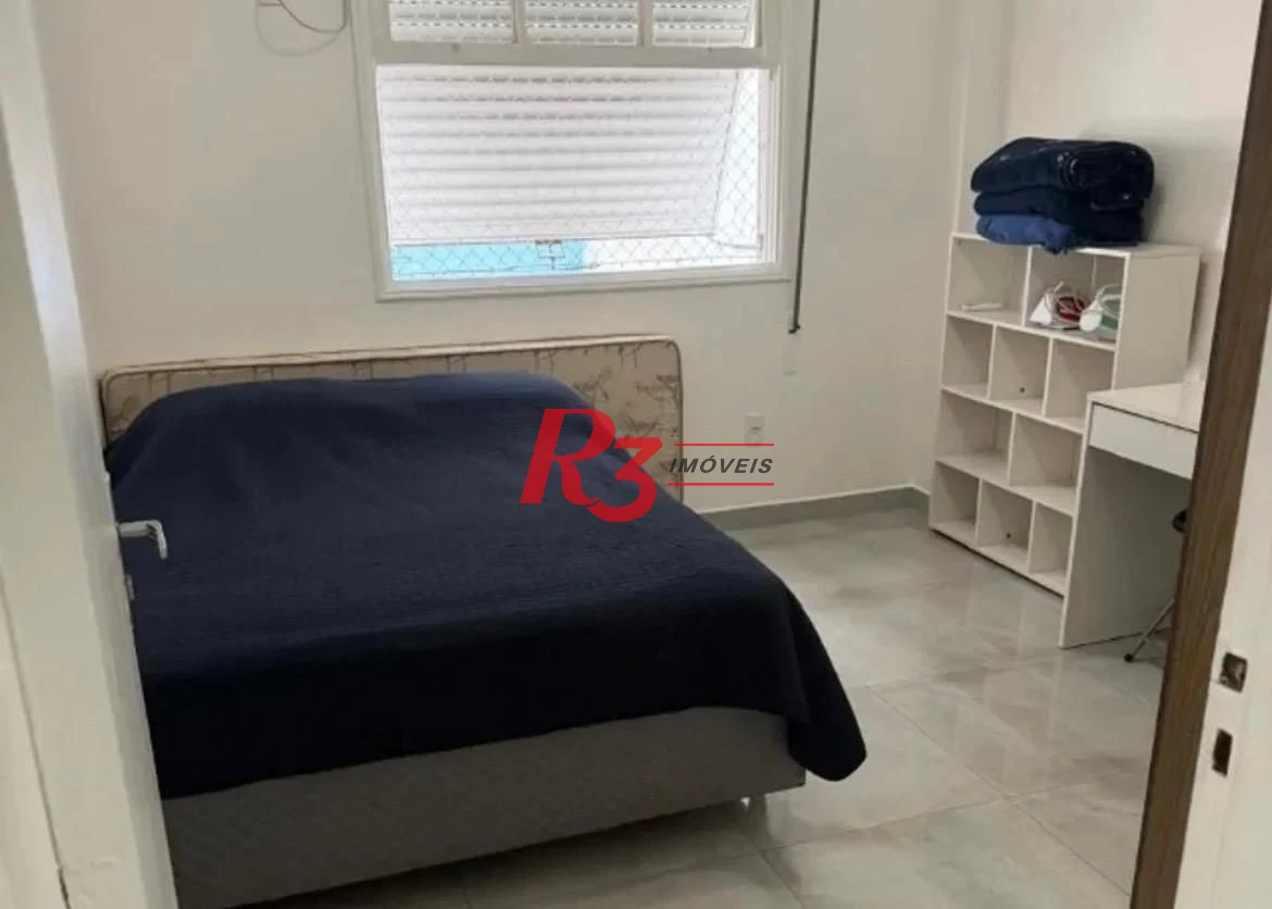 Apartamento com 1 dormitório para alugar, 50 m² por R$ 3.100,00/mês - Boqueirão - Santos/SP