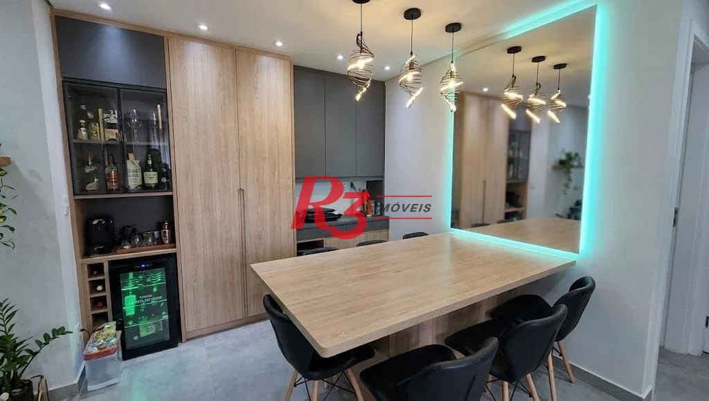 Apartamento com 2 dormitórios à venda, 54 m² por R$ 420.000,00 - Morro Nova Cintra - Santos/SP