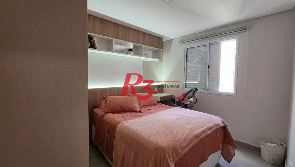 Apartamento com 2 dormitórios à venda, 54 m² por R$ 420.000,00 - Morro Nova Cintra - Santos/SP
