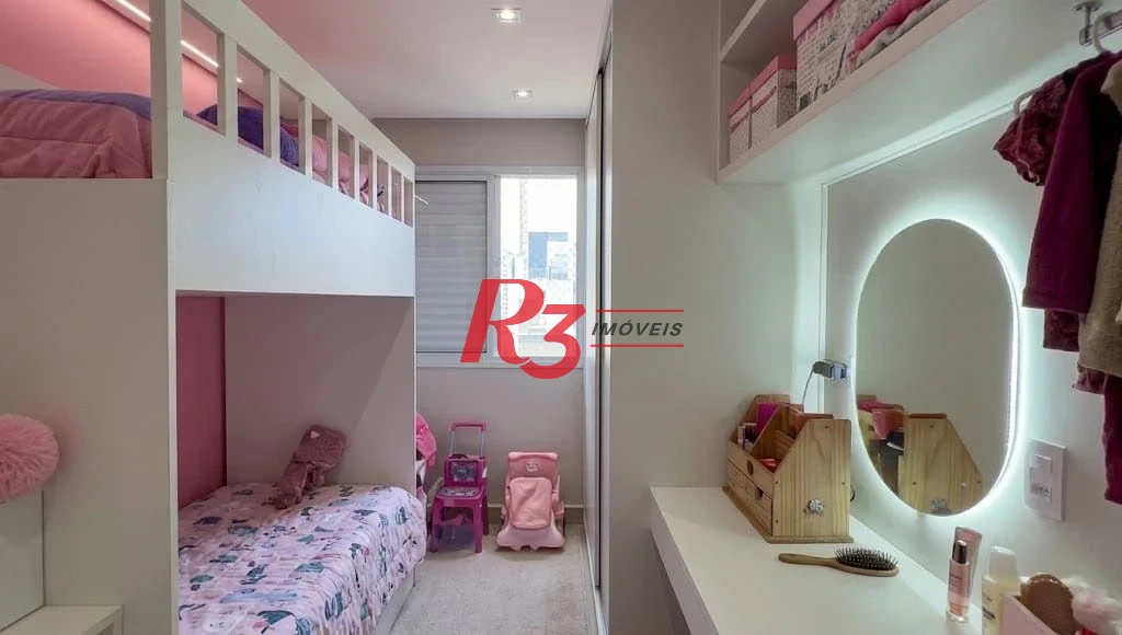 Apartamento com 2 dormitórios à venda, 54 m² por R$ 420.000,00 - Morro Nova Cintra - Santos/SP