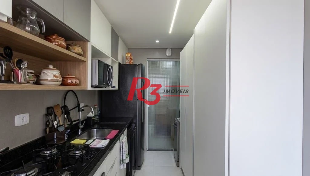 Apartamento com 2 dormitórios à venda, 54 m² por R$ 420.000,00 - Morro Nova Cintra - Santos/SP
