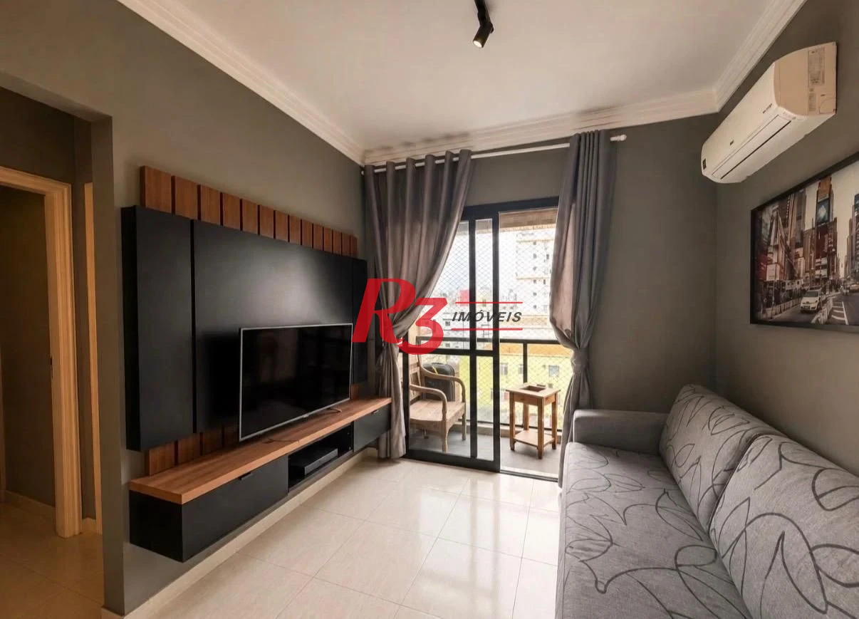 Apartamento com 3 dormitórios à venda, 94 m² por R$ 810.000,00 - Aparecida - Santos/SP