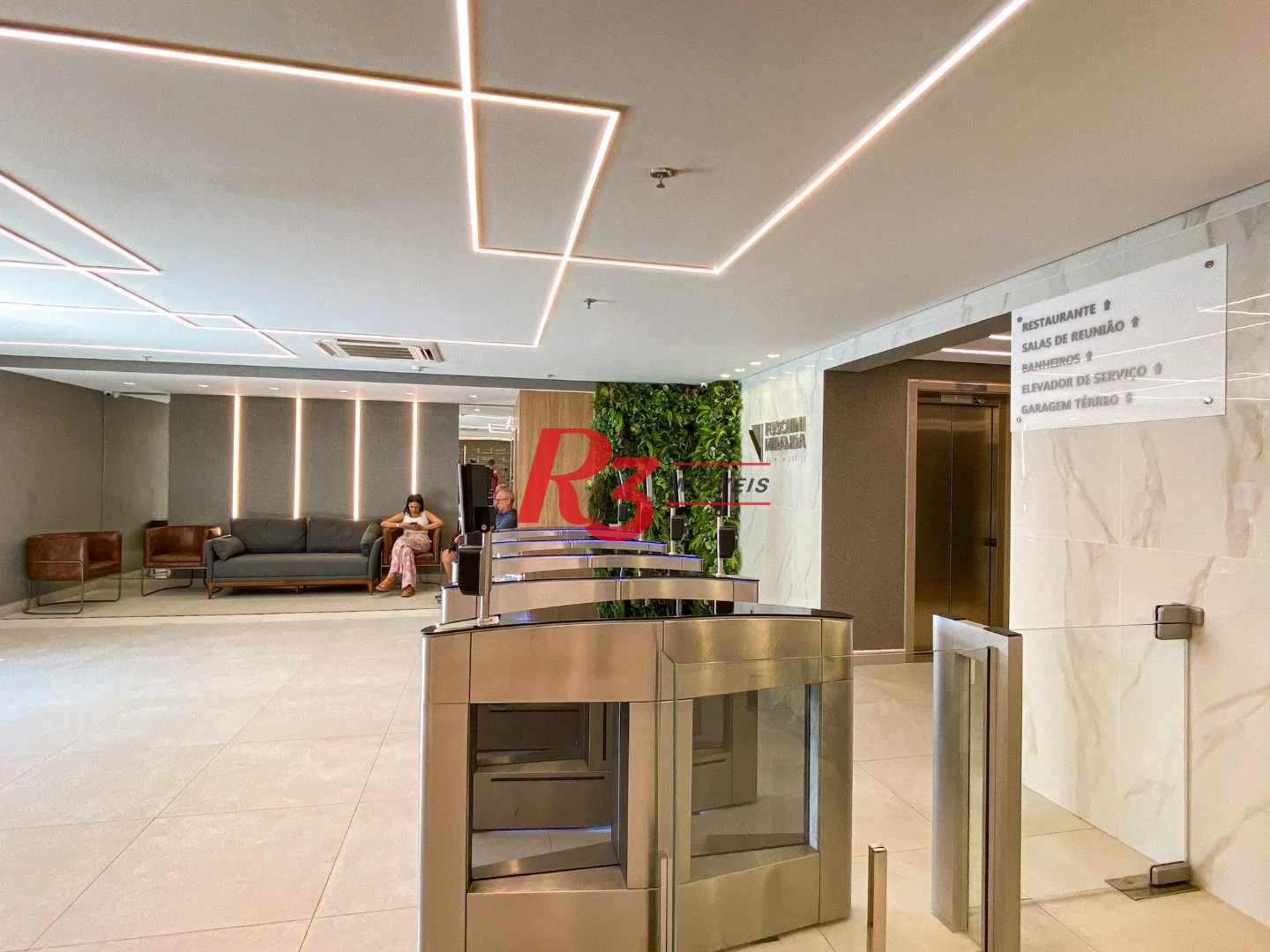 Sala (meia laje) à venda, 340 m² PORTEIRA FECHADA por R$ 4.000.000 - Vila Matias - Santos/SP