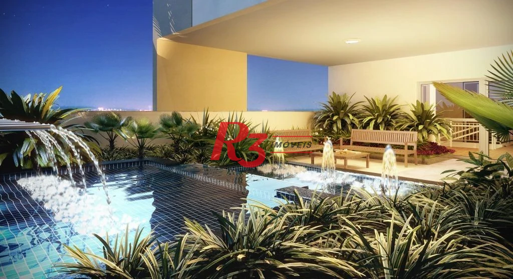 Apartamento com 2 dormitórios à venda, 66 m² por R$ 511.000,00 - Vila Matias - Santos/SP
