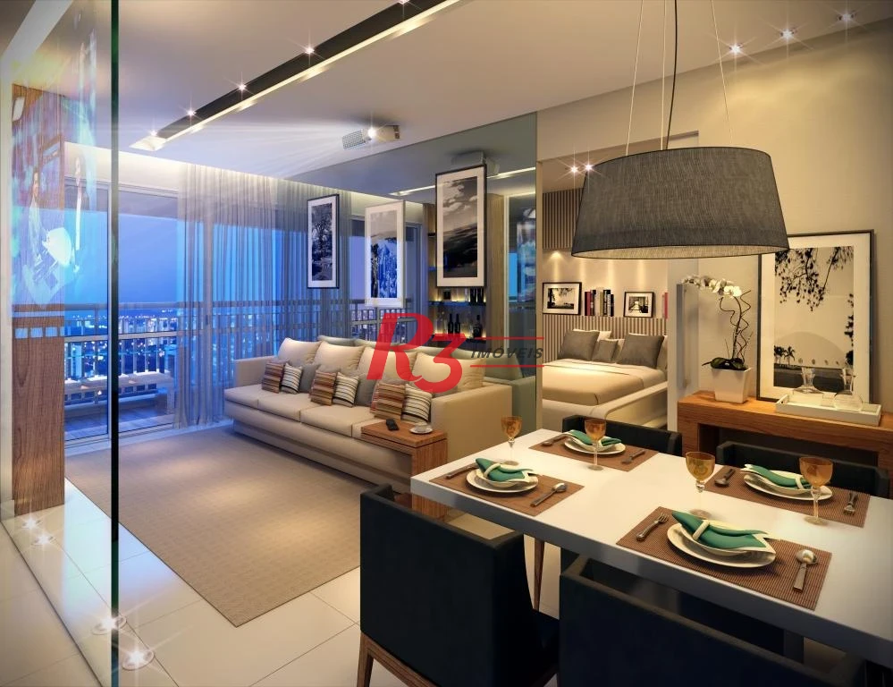Apartamento com 2 dormitórios à venda, 66 m² por R$ 511.000,00 - Vila Matias - Santos/SP