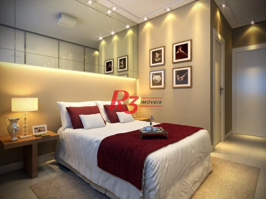 Apartamento com 2 dormitórios à venda, 66 m² por R$ 511.000,00 - Vila Matias - Santos/SP