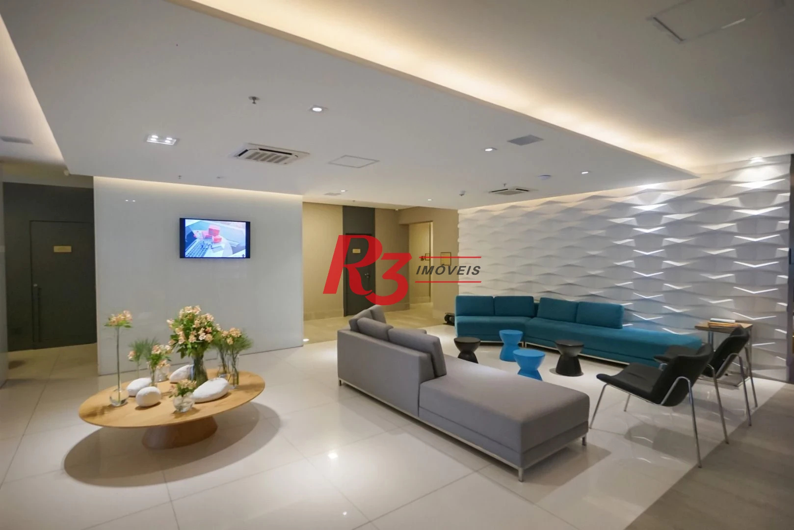 Studio com 1 dormitório à venda, 24 m² por R$ 373.000,00 - Gonzaga - Santos/SP