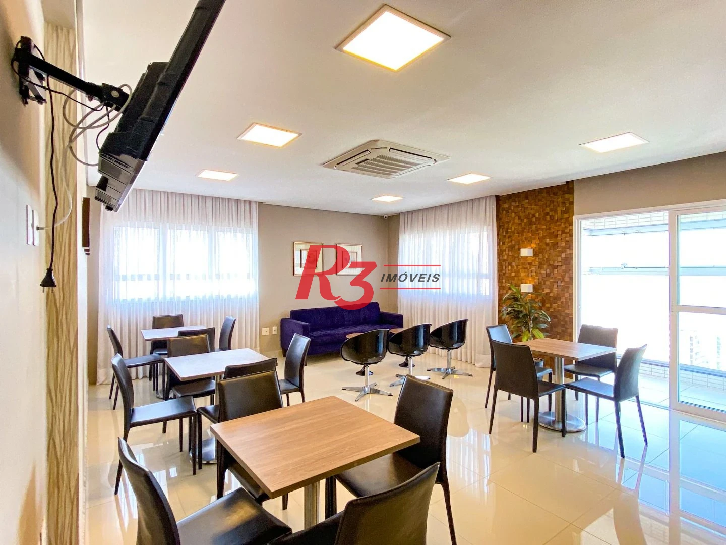 Apartamento com 1 dormitório para alugar, 54 m² por R$ 5.800,00/mês - Embaré - Santos/SP