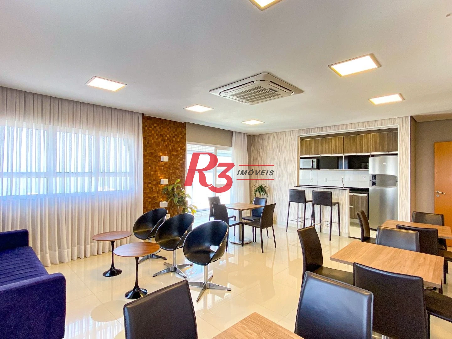 Apartamento com 1 dormitório para alugar, 54 m² por R$ 5.800,00/mês - Embaré - Santos/SP