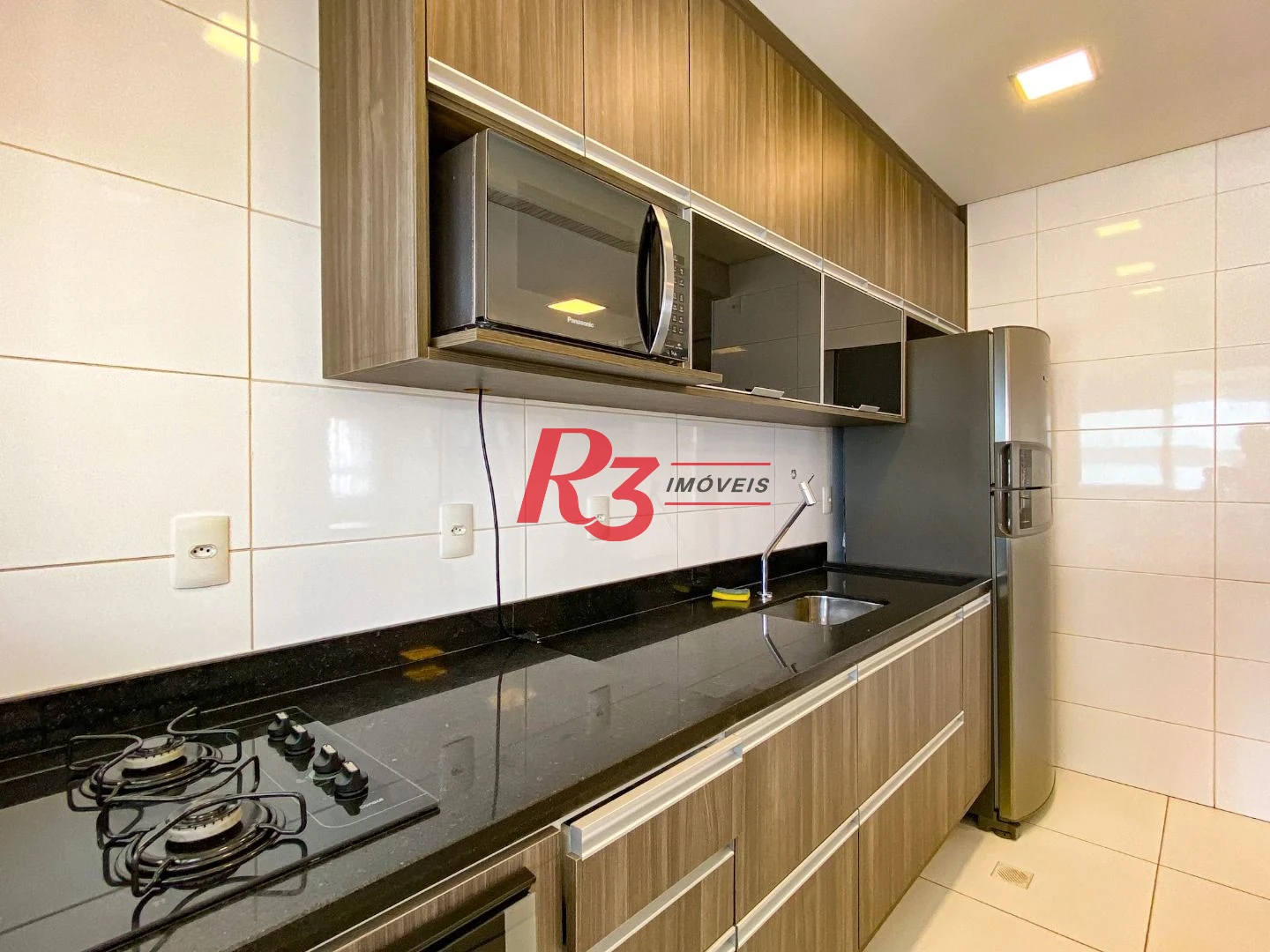 Apartamento com 1 dormitório para alugar, 54 m² por R$ 5.800,00/mês - Embaré - Santos/SP