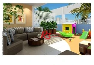 Apartamento com 3 dormitórios à venda, 129 m² por R$ 2.235.000,00 - Aparecida - Santos/SP