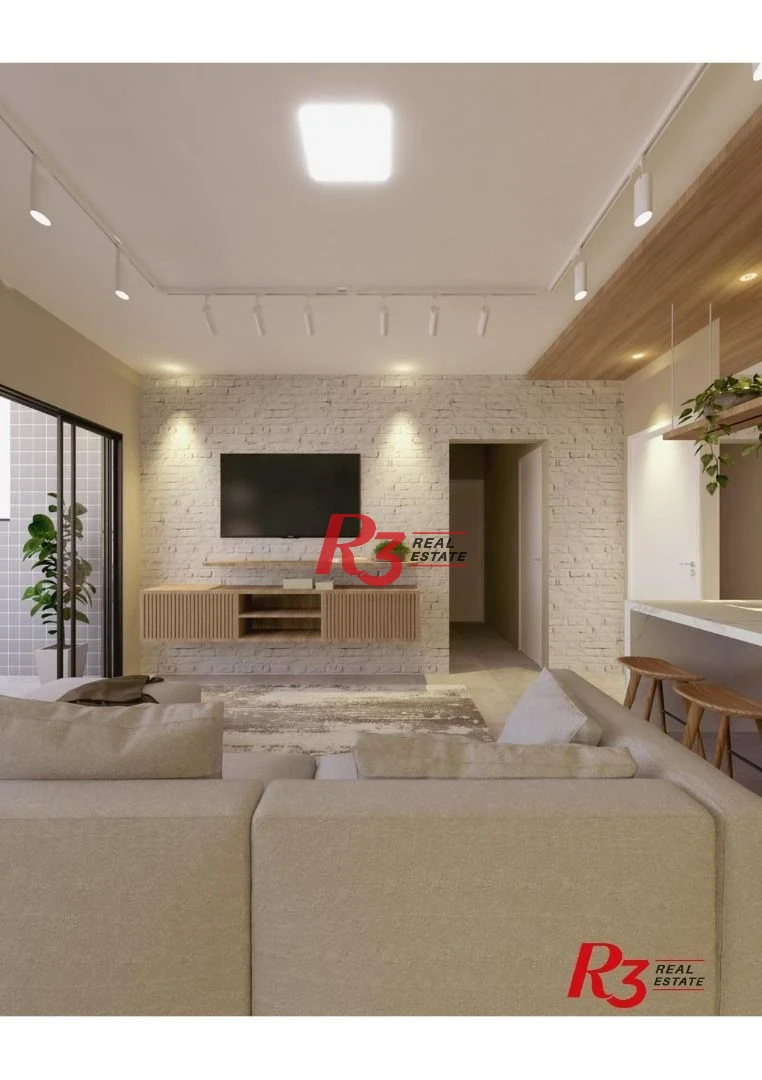Apartamento com 1 dormitório à venda, 39 m² por R$ 350.000,00 - José Menino - Santos/SP